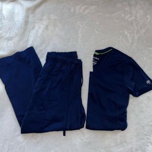 Healing Hands Scrub Set - Navy